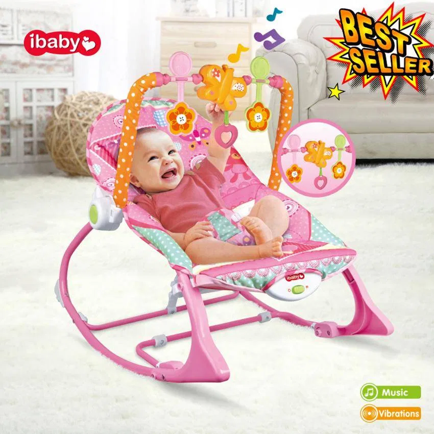 iBaby ইনফ্যান্ট টু টডলার রকার উইথ মিউজিক ও ভাইব্রেশন – বেবি বাউন্সার চেয়ার